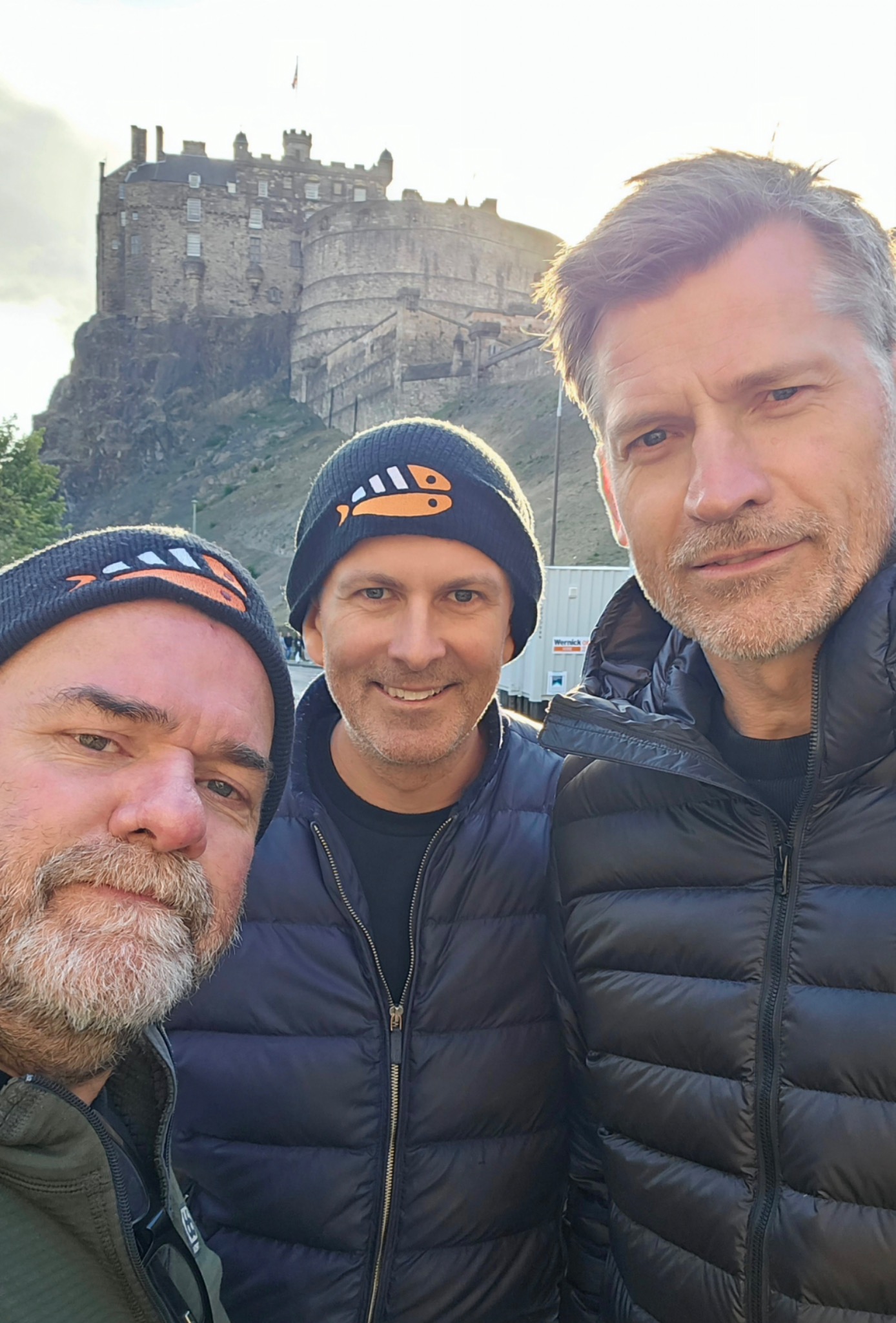 The three founders of Ill Kippers in Edinburgh