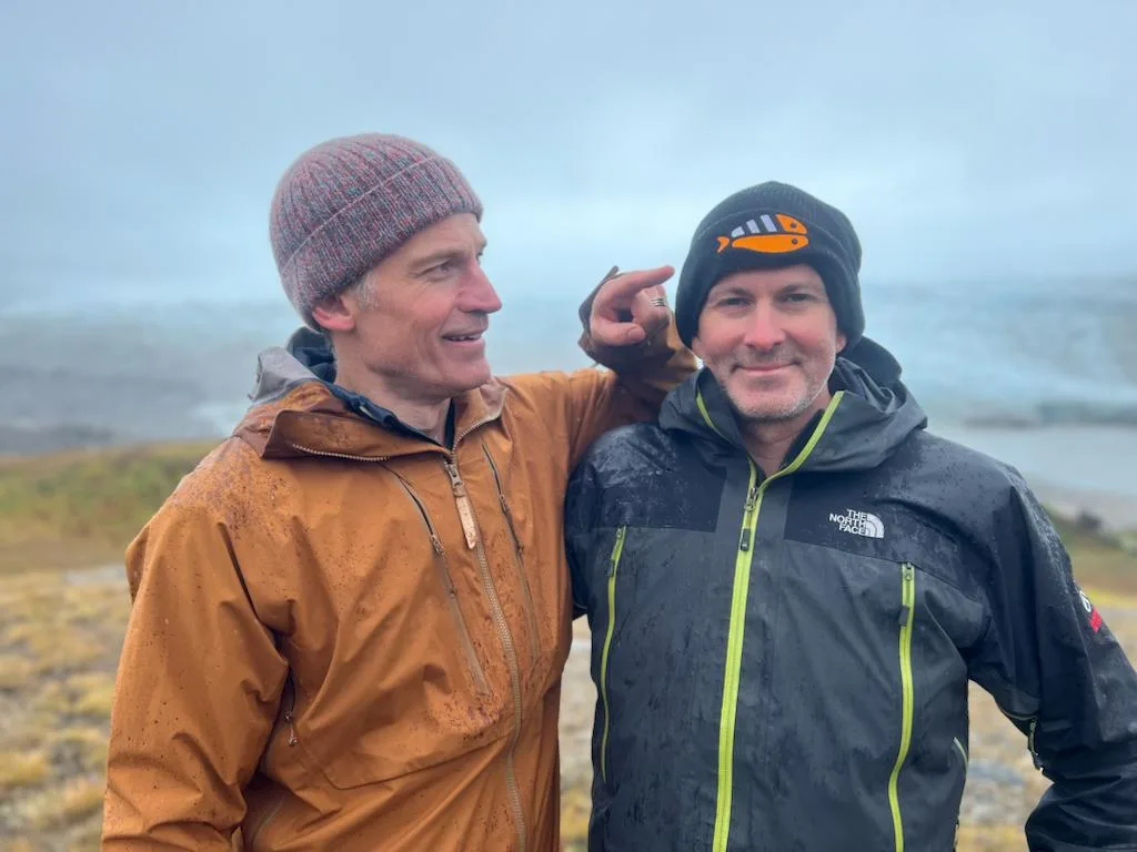 Nikolaj Coster-Waldau on location wearing an Ill Kippers beanie